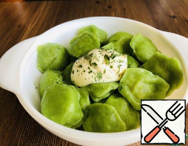 Green Dumplings with Spinach Recipe