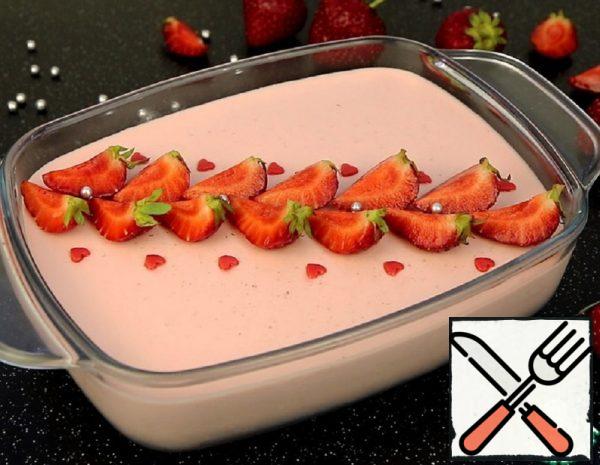 Strawberry Souffle with Sour Cream Recipe