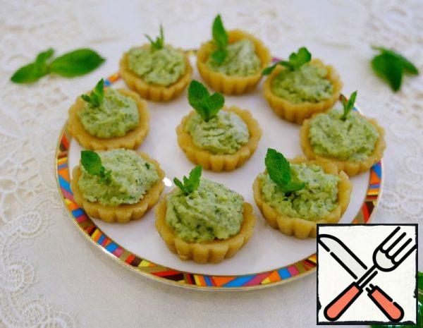Mint Baskets with Avocado Cream Recipe