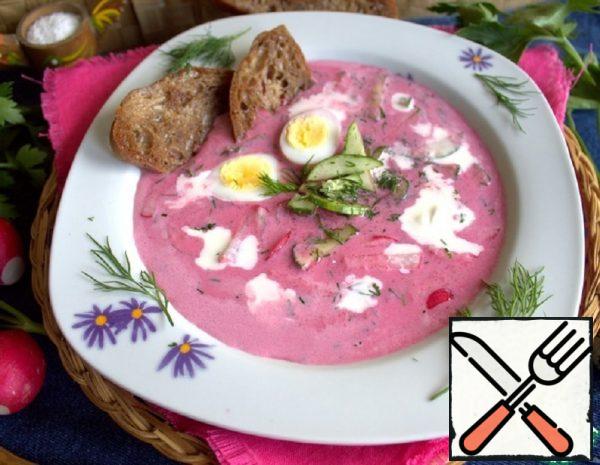 Cold Soup with Pickled Beets Recipe