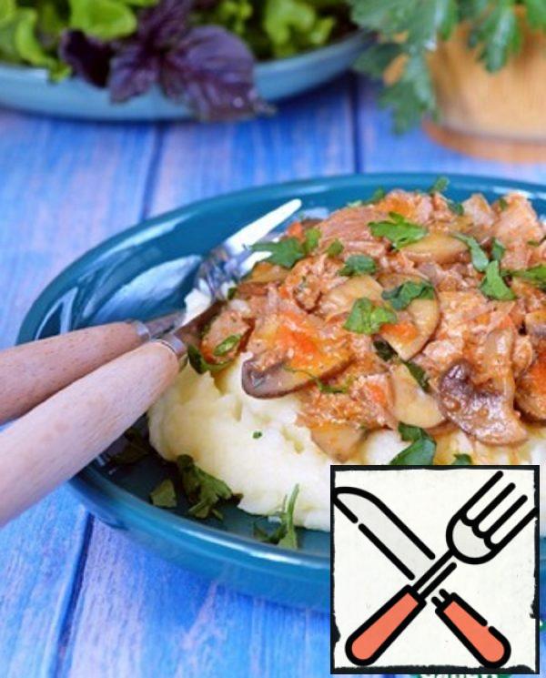 Mushroom Gravy with Stew Recipe