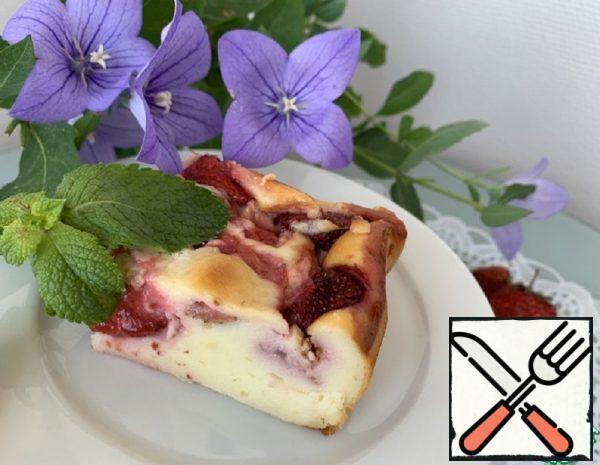Cheese Pie with Strawberries Recipe