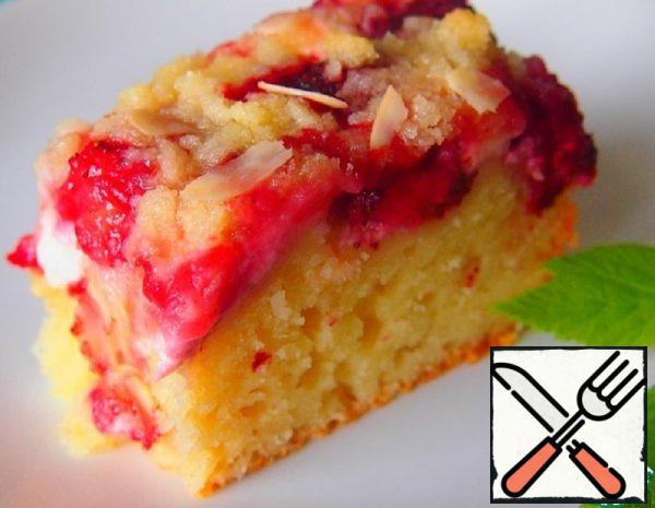 Almond Cake with Strawberries Recipe
