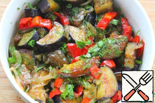 Mix, adjust for salt and pepper and put in the refrigerator for 3-4 hours.
Serve chilled.