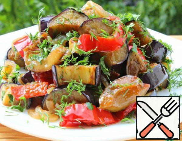Salad with Eggplant Recipe