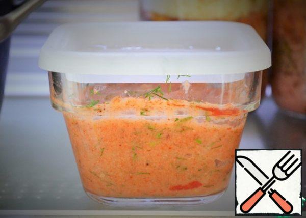 Put it in the refrigerator to infuse. 1-3 hours.