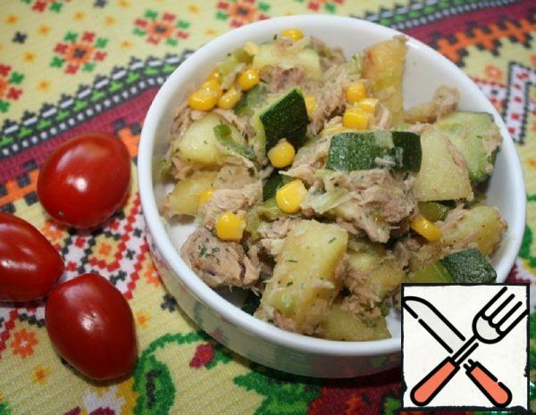 Tuna with Potatoes and Vegetables Recipe