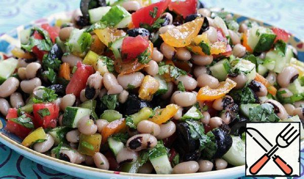 Vegetable Salad with Beans Recipe