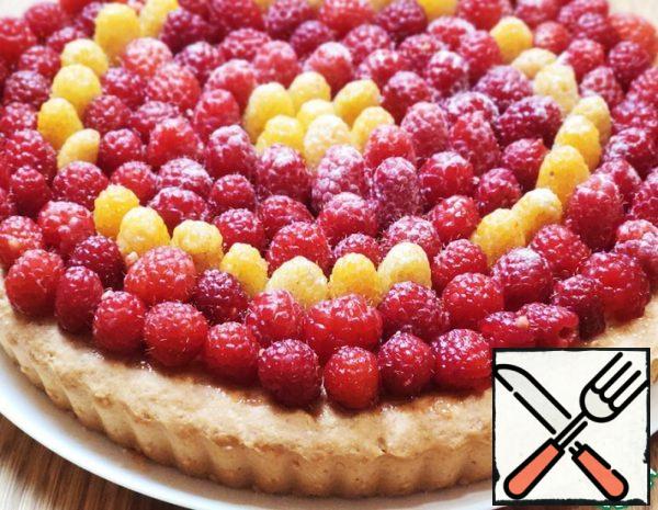 Pie with Cottage Cheese Filling and Berries Recipe