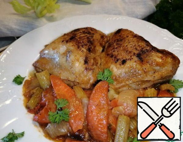 Chicken Thighs with Vegetables Recipe
