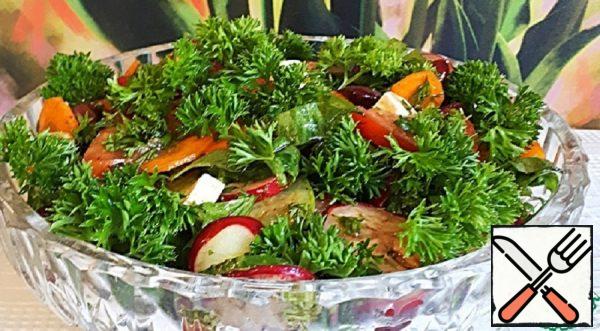 Vegetable Salad with Honey Dressing Recipe