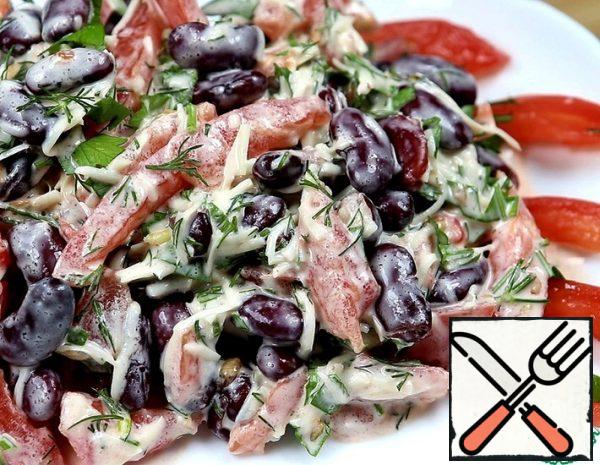 Red Bean Salad with Parmesan Recipe