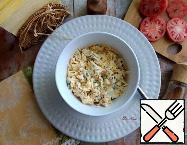 Salad-Snack with Turnips and Cheese Recipe