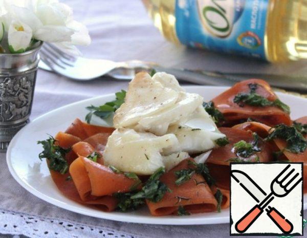 Warm Salad with Cod Fillet Recipe