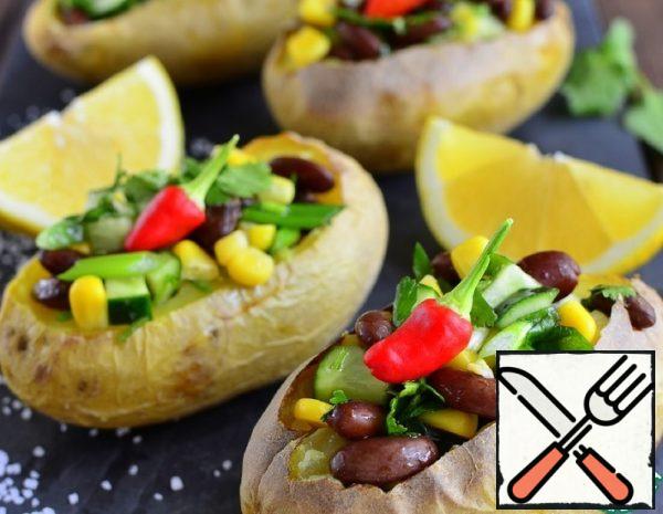 Baked Potato Bean Salad Recipe