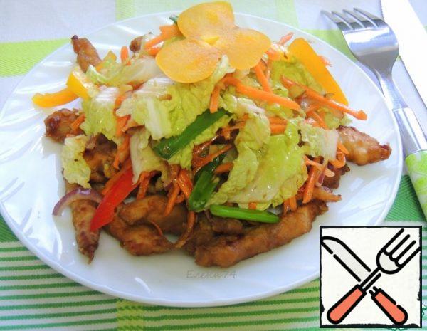 Chicken under Salad Recipe