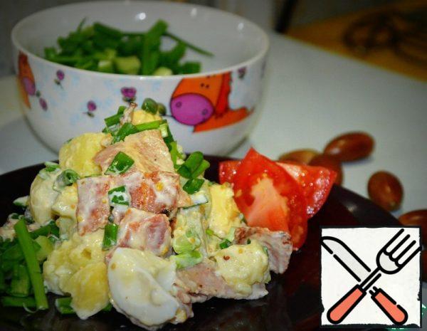Warm Salad with Potatoes and Bacon Recipe
