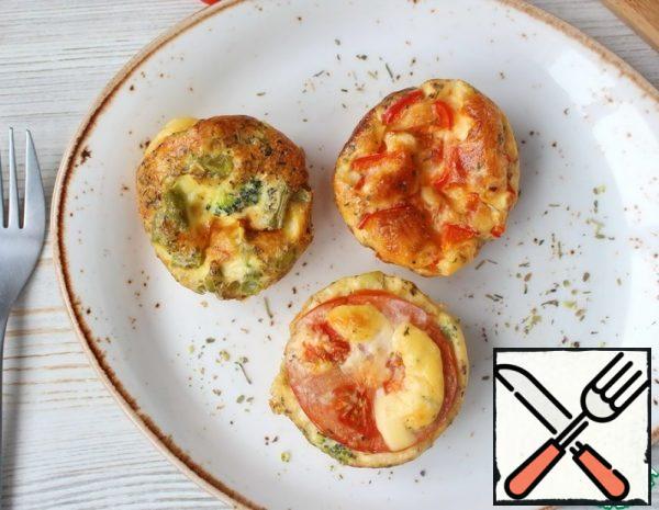 Omelet Muffins with Cheese Recipe