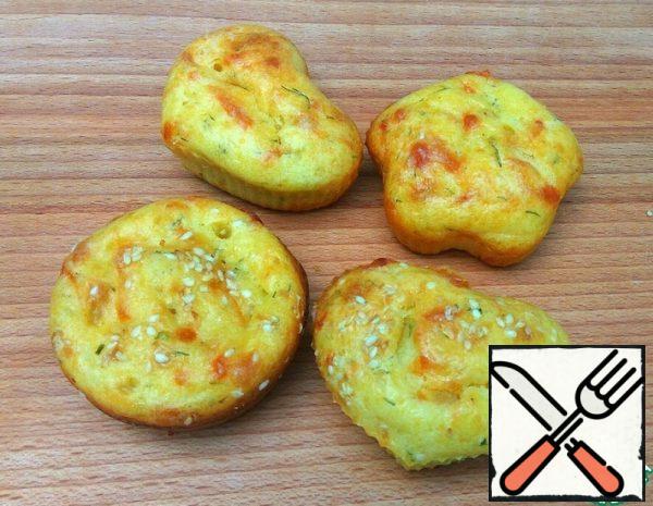 Curd Muffins with Cheese Recipe