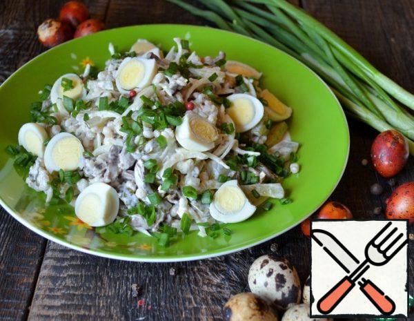 Salad with Pearl Barley Recipe
