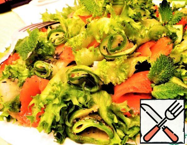 Cucumber Salad with Trout and Mint Recipe
