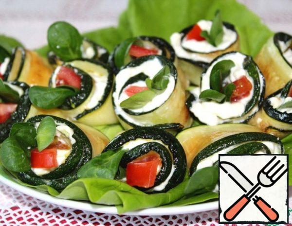 Rolls of Zucchini Recipe