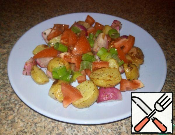 Salad of roasted Radishes Recipe