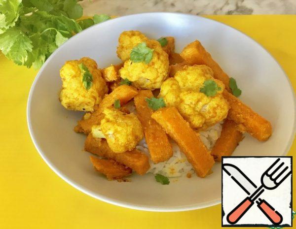 Cauliflower baked with Sesame Paste Recipe