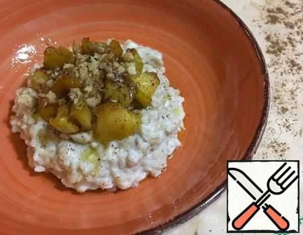 Oatmeal Porridge with Caramelized Apples Recipe