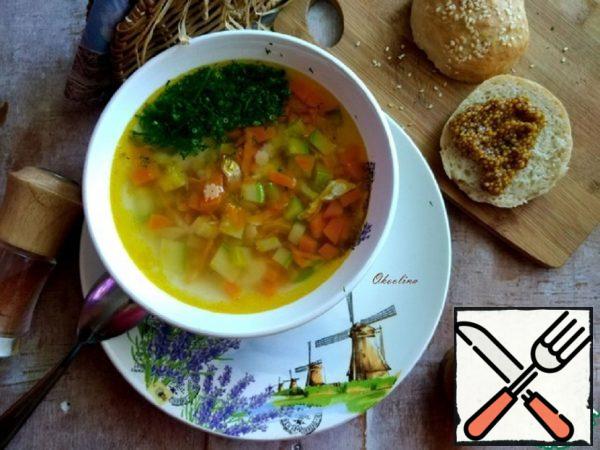 Chicken Soup with Young Vegetables Recipe