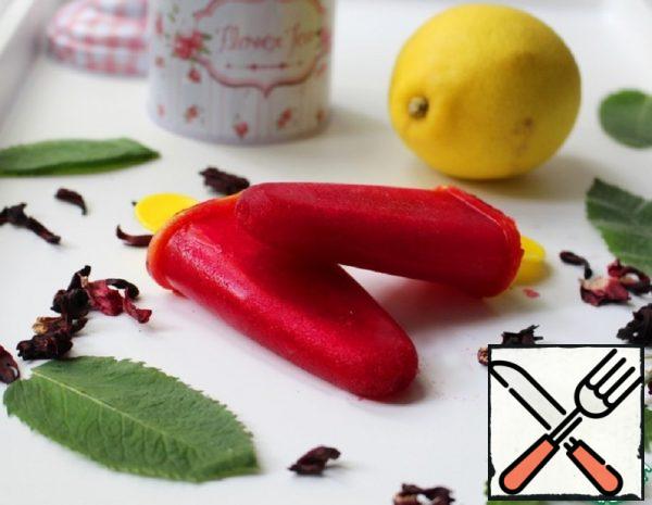 Fruit Ice from Hibiscus "Bright Freshness" Recipe