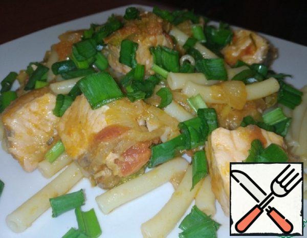 Pasta with Salmon, Rosemary and Zucchini Recipe