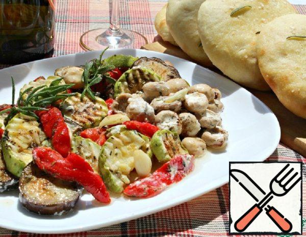 Vegetable and Mushroom Antipasti Recipe