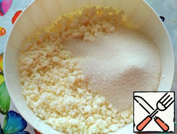 Add sugar and mix.