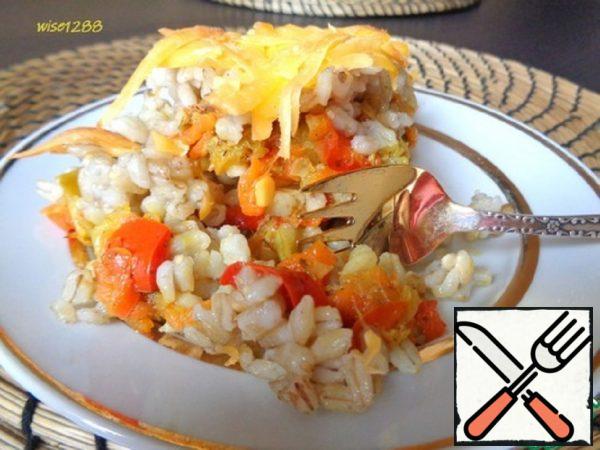 Casserole "Pearl Barley Ideally" Recipe