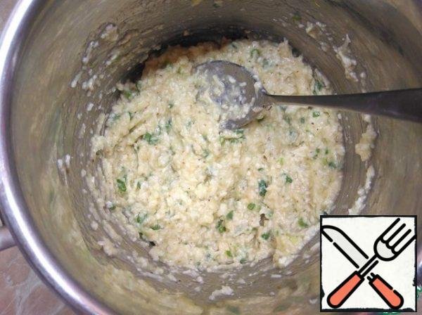 Mix well with a fork.