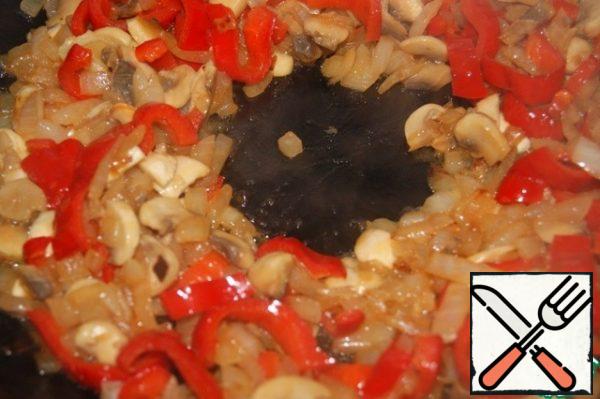 ... and stew the vegetables until they have completely evaporated. Toss the vegetables on a plate.