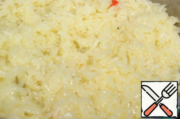 This is how the rice turns out. 