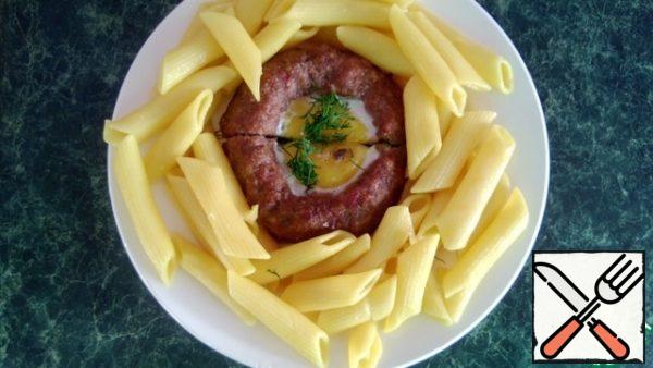 Serve these nests with any side dish, pre-decorated with herbs.