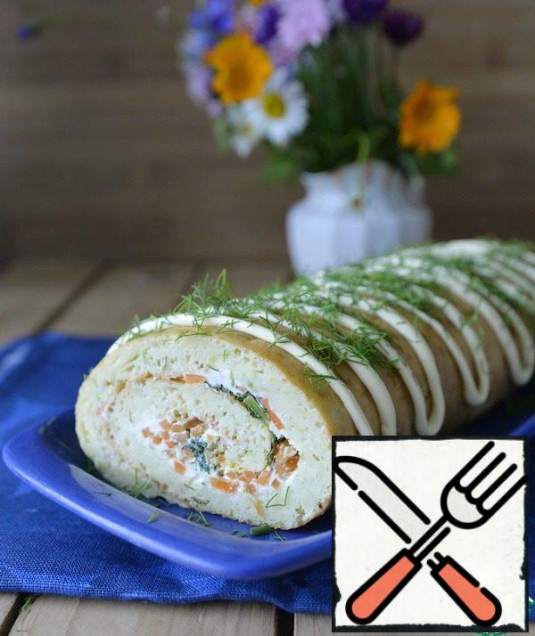 When serving, sprinkle with chopped dill.
Slice.
Bon Appetit!!!