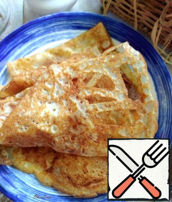 The Thinnest Pancakes without a Gram of Flour Recipe