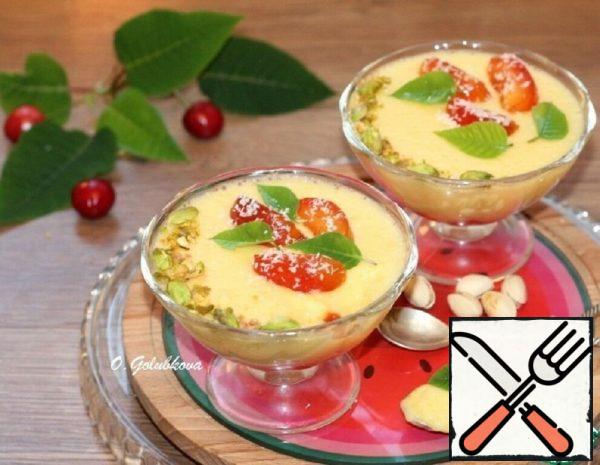 Air Orange Mousse with Plum Recipe
