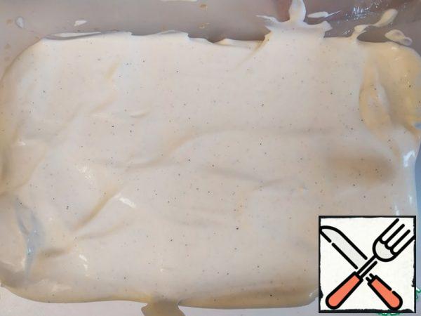 Apply half of our cream on top.