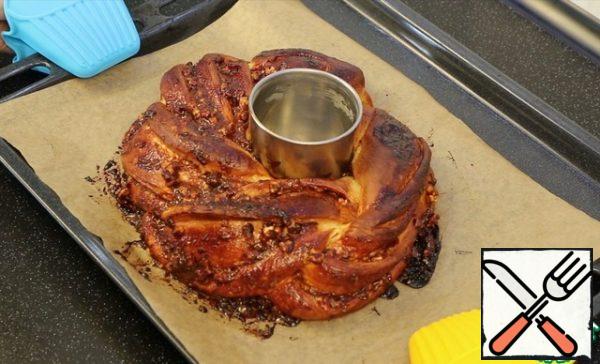 It should be well browned and acquire a Golden, delicious crust.