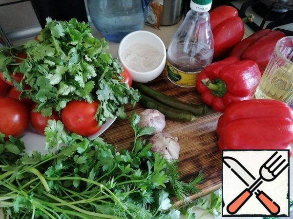 Prepare the ingredients.
