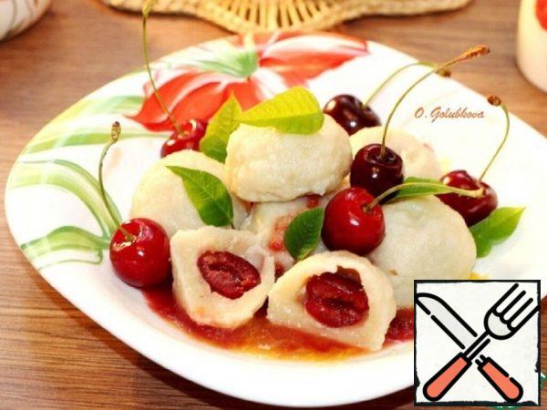 Dumplings with Cherries Recipe