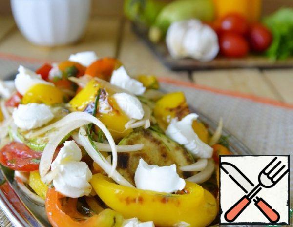 Grilled Vegetable Snacks with Goat Cheese Recipe