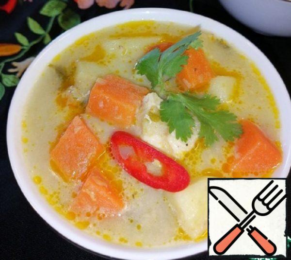 Soup with Lentils "Velvety" Recipe