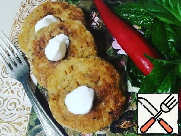 Cauliflower Cutlets with Brown Rice Recipe