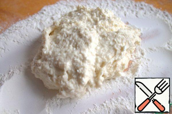 Transfer to a Board with flour.